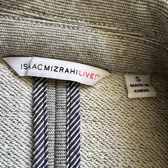 Isaac Mizrahi Live Heathered Grey Blazer - Small - Picture 7 of 7